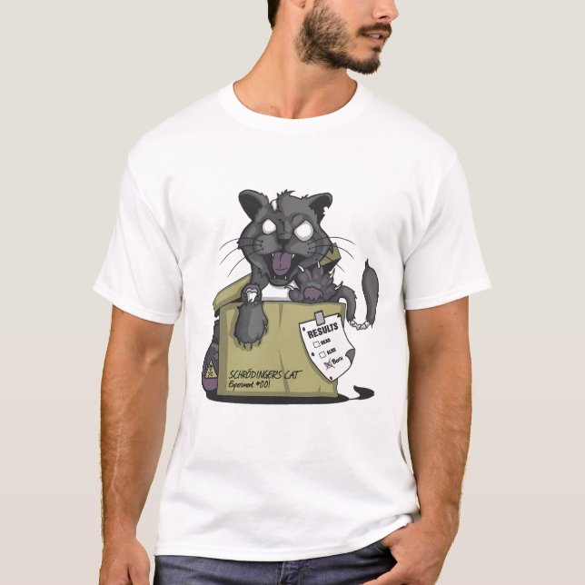 T-shirt Le Chat De Schrodinger (Devant)
