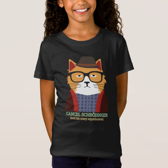 T-Shirt Le chat de Schrodinger (Devant)