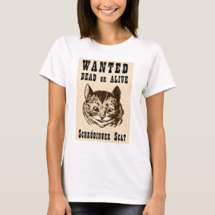 T-shirt Le chat de Shrodinger a voulu l'affiche