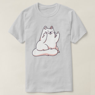 T-shirt Le Chat Donnant Le Doigt