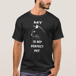 T-shirt Le chat est mon parfait