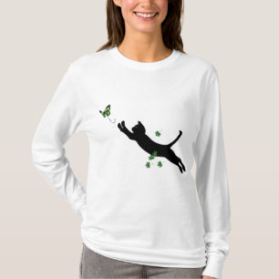 T-shirt Le chat et le papillon
