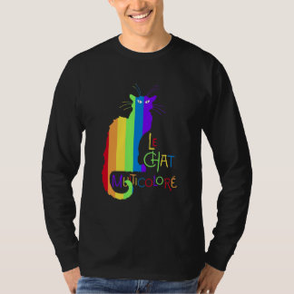 T-shirt Le Chat Multicoloré