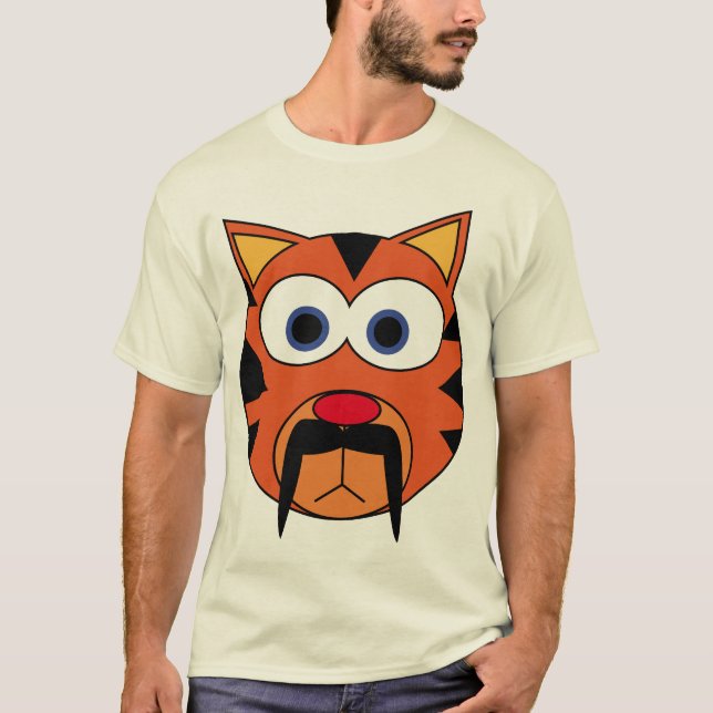 T-shirt Le chat Stache (Devant)