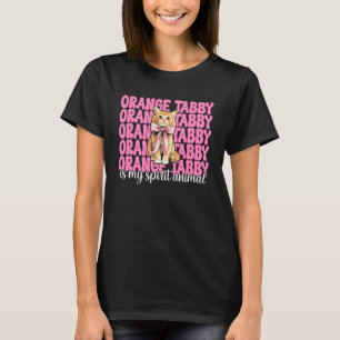 T-shirt Le chat tigré orange est mon animal spirituel Chat