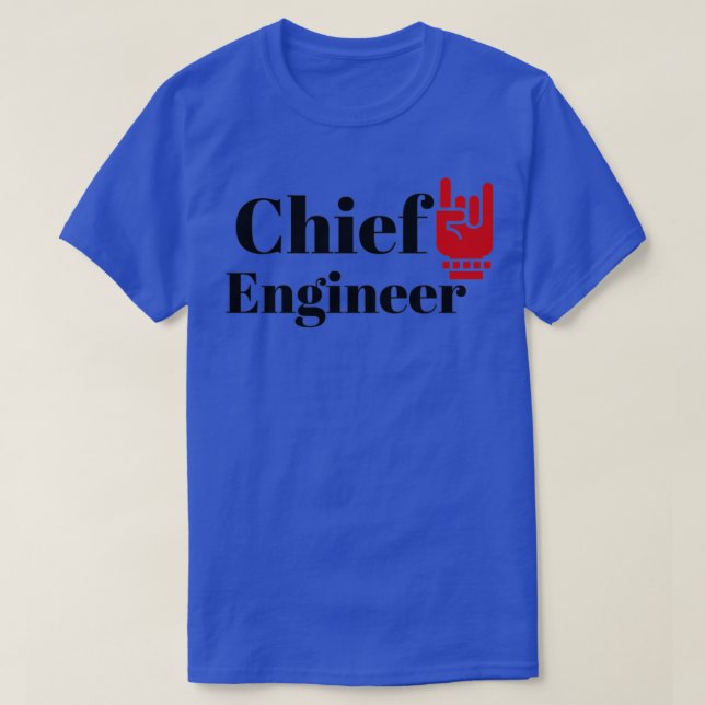 T-shirt Le chef mécanicien (Design devant)