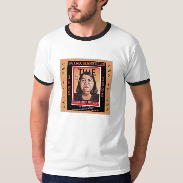 T-shirt Le chef Wilma Mankiller - (Devant)