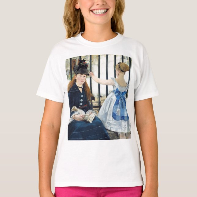 T-shirt Le chemin de fer Edouard Manet (Devant)