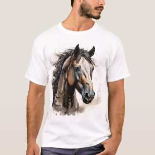 T-shirt Le cheval