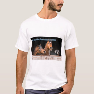 T-shirt Le cheval drôle de Memes de cheval drôle décrit