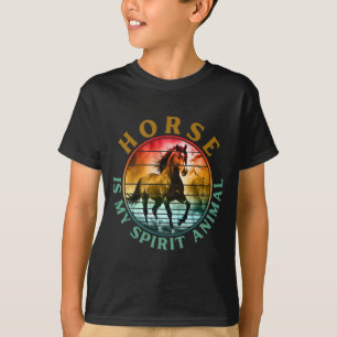 T-shirt Le cheval est mon animal spirituel