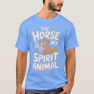 T-shirt Le Cheval est mon Esprit Animal fille
