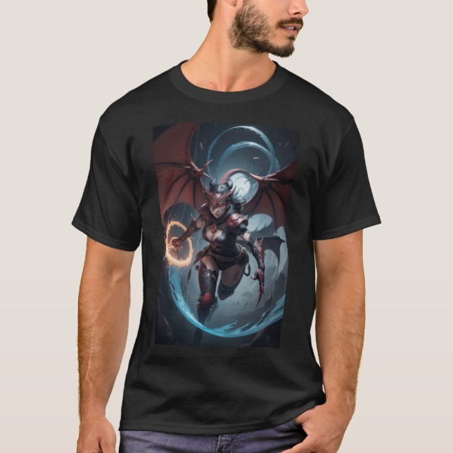 T-shirt Le Chevalier sombre de la Lune (Devant)
