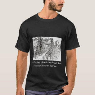 T-shirt Le Chicago Botanic Garden Walled Garden