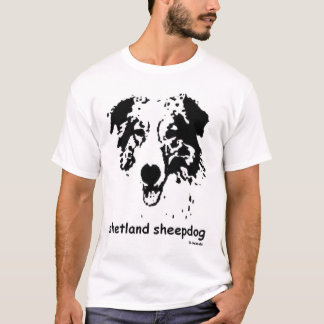 T-shirt Le chien de berger de Shetland