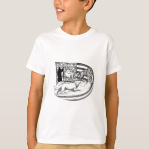 T-shirt Le chien de berger protègent l'agneau contre le