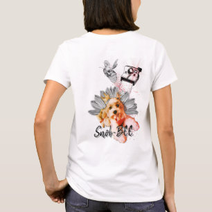 T-shirt Le "chien-turr Snob-BEE" jeu de mots Tee-Shirt