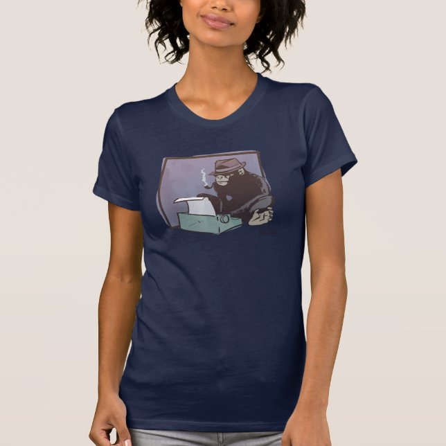 T-shirt Le chimpanzé peut verrouiller la chemise (Devant)