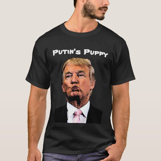 T-shirt Le chiot de Poutine (Devant)