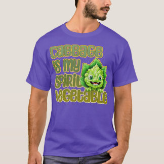 T-shirt Le chou est mon esprit végétal