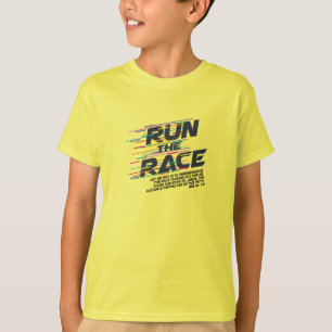 T-shirt Le chrétien courent la chemise de course pour des