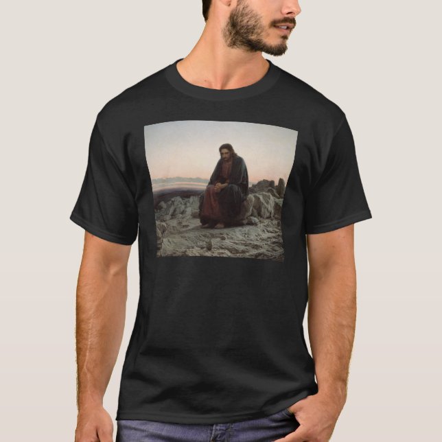 T-shirt Le Christ dans le désert (Devant)