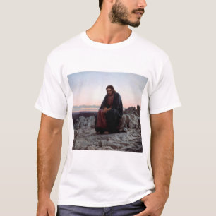 T-shirt Le Christ dans le désert, Ivan Kramskoi