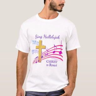 T-shirt LE CHRIST DE HALLELUJAH EST REMONTÉ Pâques