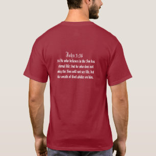 T-shirt Le Christ est mon roi - 3h36 de John - le