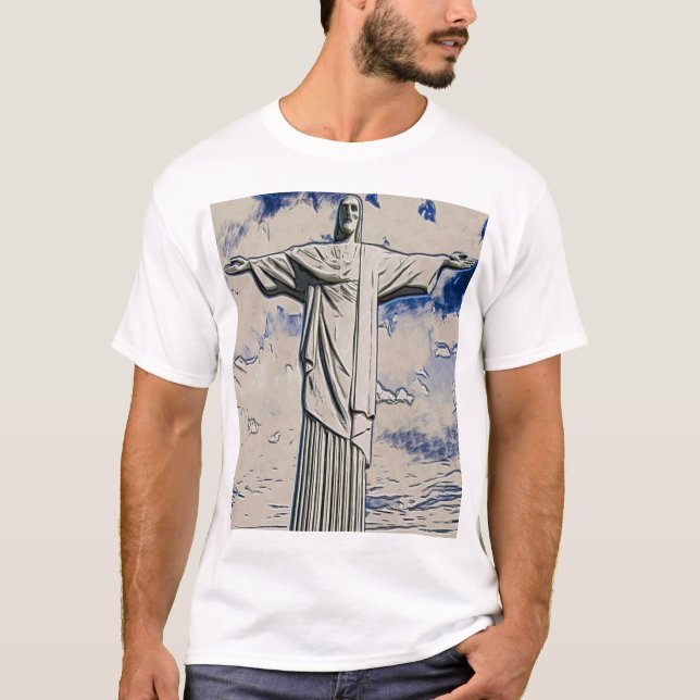 T-shirt Le Christ l'art de rédempteur (Devant)