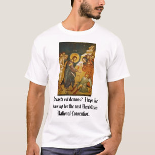 T-shirt Le Christ moulant des démons