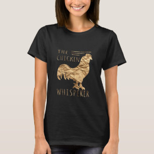 T-shirt Le Chuchoteur de Poulet Papier Drôle Amateur de Po