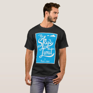 T-shirt Le ciel bleu de poudre de la Jordanie est le