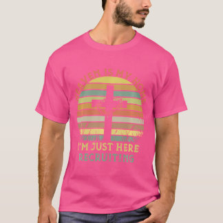 T-shirt Le Ciel Est Ma Maison Je Suis Juste Ici Recrutant 