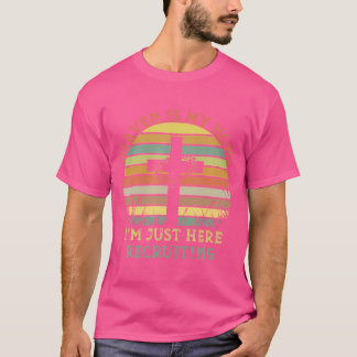 T-shirt Le Ciel Est Ma Maison Je Suis Juste Ici Recrutant 