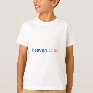 T-shirt Le ciel et l'enfer