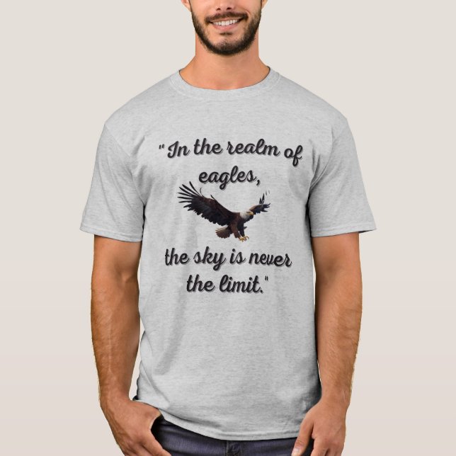 T-shirt Le Ciel N'Est Jamais La Limite (Devant)