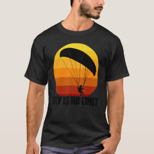 T-shirt Le Ciel N'Est Pas Limité Parapente Hommes Parapent