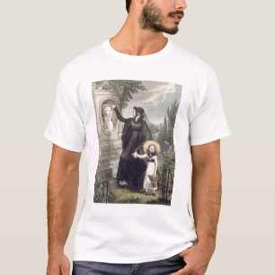 T-shirt Le cimetière de Pere Lachaise, imprimé par Charl