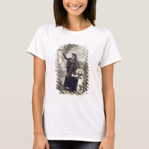T-shirt Le cimetière de Pere Lachaise, imprimé par Charl