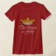 T-shirt le cinquantième anniversaire la reine est 50 ! (Laydown)