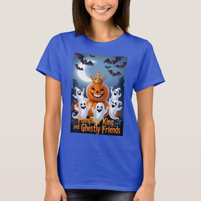 T-shirt Le Citrouille d'Halloween King Tee (Devant)