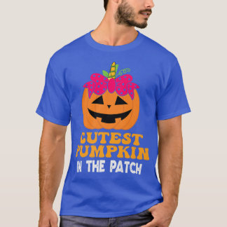 T-shirt Le Citrouille Le Plus Cur Dans Le Patch Halloween 