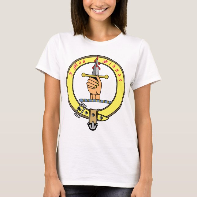 T-shirt Le clan de Kirkpatrick Kilpatrick Badge (Devant)