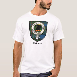 T-shirt Le clan de McLaren Crest le tartan d'insigne