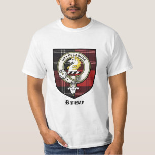 T-shirt Le clan de Ramsay Crest le tartan d'insigne