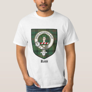 T-shirt Le clan de Ross Crest le tartan d'insigne