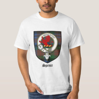 T-shirt Le clan de Spence Crest le tartan d'insigne