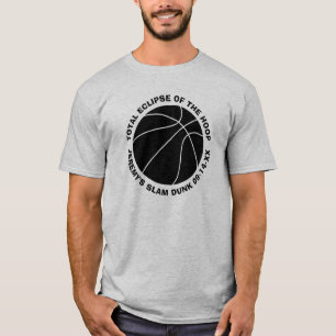 T-shirt Le claquement de basket-ball trempent ajoutent le