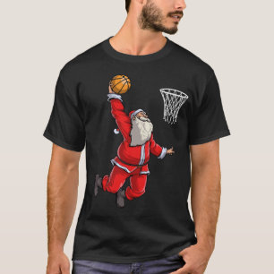 T-shirt Le claquement de Père Noël de basket-ball trempe
